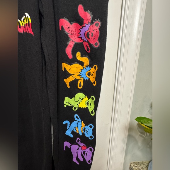 Grateful Dead Black Sweater with Red and Yellow Logo - Picture 3 of 4